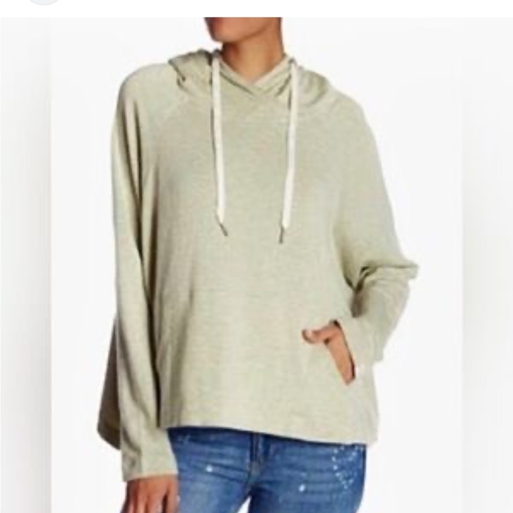 Scotch & Soda Hoodie Women‎ Size L/XL Green Oversized Kangaroo Pocket Comfy